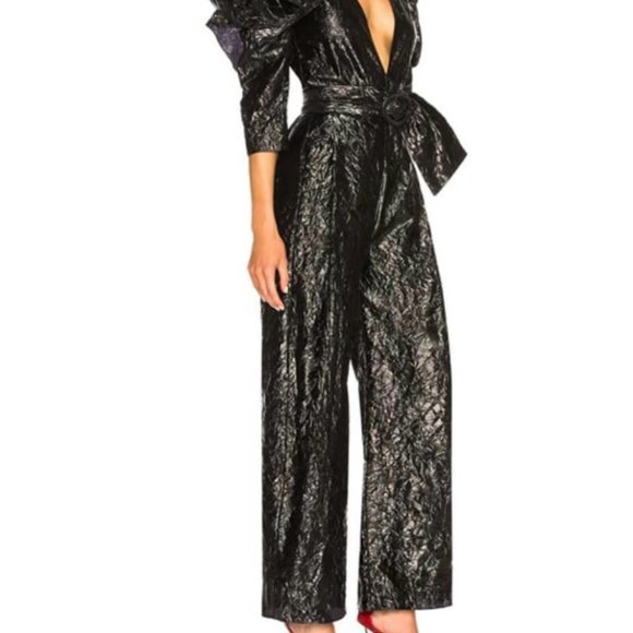 Carmen March Deep V Jumpsuit Retail $3500 - Picture 2 of 5
